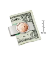 Men's American Coin Treasures Netherlands Queen Beatrix Five Cent Euro Coin Money Clip