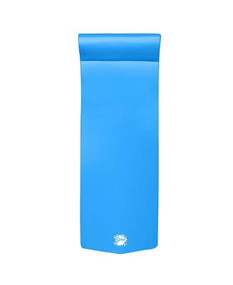 Trc Recreation Splash 1.25" Thick Foam Swimming Pool Float Mat, Bahama Blue