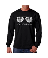 La Pop Art Men's Word - California Shades Long Sleeve T-Shirt