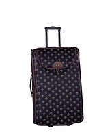 American Flyer Fleur De Lis 4 Piece Luggage Set