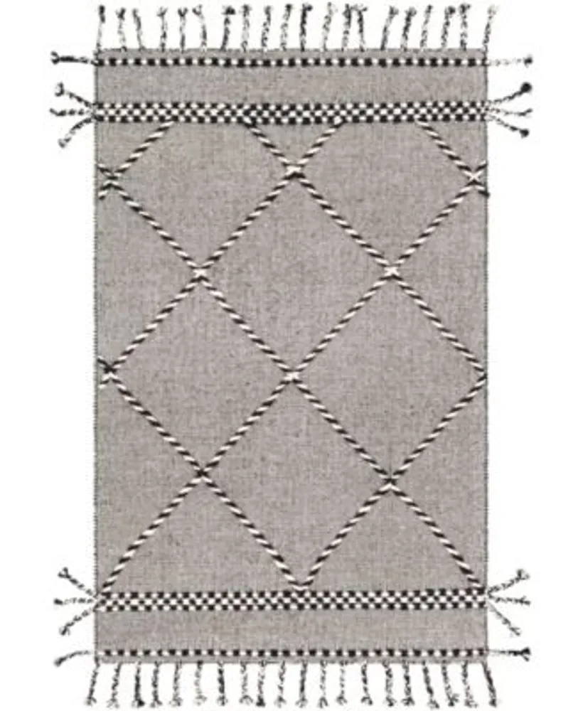 Closeout Surya Apache Apa 2306 Black Area Rug