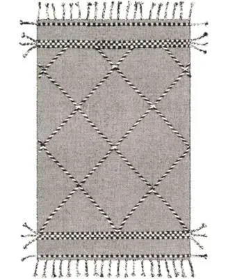 Closeout Surya Apache Apa 2306 Black Area Rug