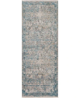 Surya Solar Sor-2314 Gray 3' x 8' Runner Area Rug