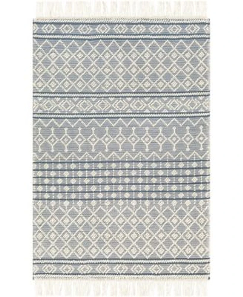 Closeout Surya Farmhouse Tassels Fts 2304 Denim Rug