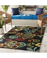 Surya Storm Som 7707 Black Area Rug