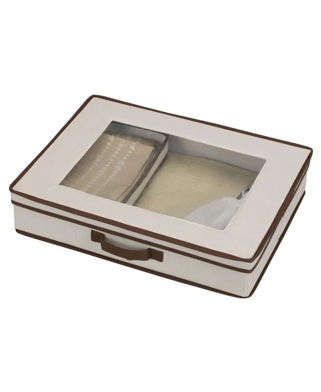 Household Essentials Windowed flatware Storage Box