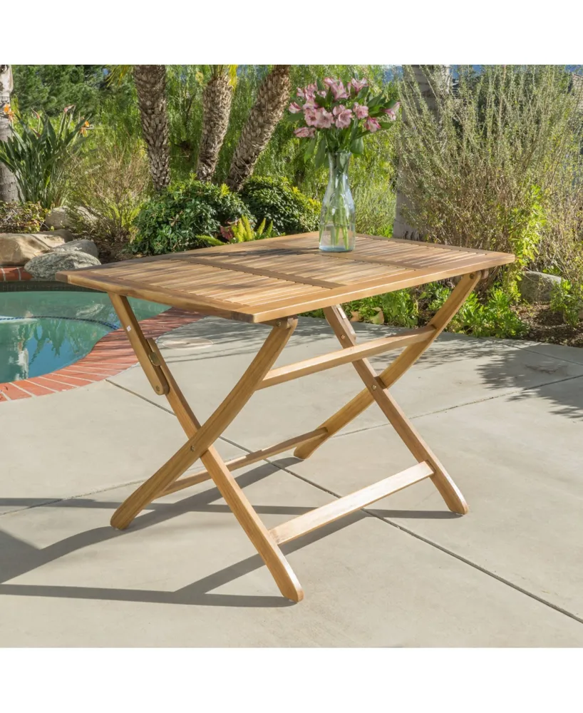 Noble House Positano Outdoor Foldable Dining Table