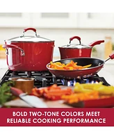Cucina 3-Quart Nonstick Saucepot with Steamer and Lid