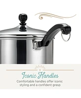 Farberware Classic Stainless Steel 1-Qt. Straining Saucepan & Lid