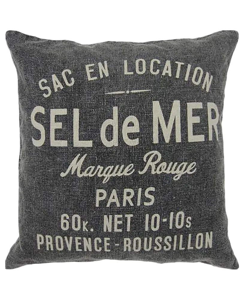 Mod Lifestyles Sel De Mer Print Decorative Pillow, 20" x 20"