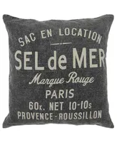 Mod Lifestyles Sel De Mer Print Decorative Pillow, 20" x 20"