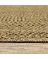 Oriental Weavers Karavia 2160X Tan 2'5" x 4'5" Outdoor Area Rug