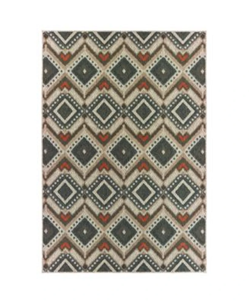 Oriental Weavers Latitude 002x3 Gray Rug