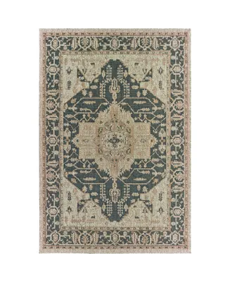 Oriental Weavers Latitude 001J3 Gray 6'7" x 9'2" Outdoor Area Rug