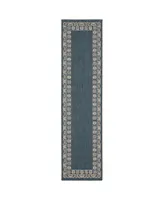 Jhb Design Scope SCO03 Blue 1'10" x 7'6" Runner Rug