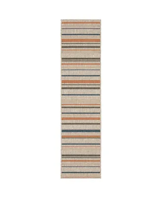 Jhb Design Scope SCO06 Gray 1'10" x 7'6" Runner Rug