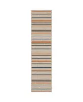 Jhb Design Scope SCO06 Gray 1'10" x 7'6" Runner Rug