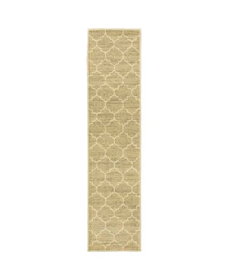 Closeout! Jhb Design Zeena ZEE06 Beige 1'10" x 7'6" Runner Rug