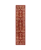 Jhb Design Romeo ROM02 Red 1'10" x 7'6" Runner Rug