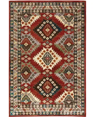 Jhb Design Romeo ROM01 Red 7'10" x 10' Area Rug