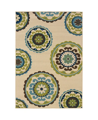 Oriental Weavers Caspian CAS11 6'7" x 9'6" Outdoor Area Rug