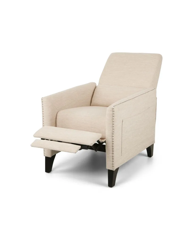 Noble House Alscot Contemporary Push Back Recliner