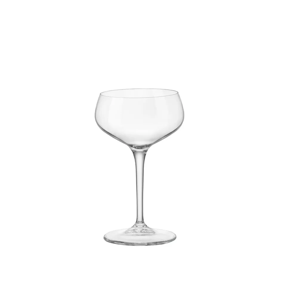 Bormioli Rocco Novocento Cocktail Coupe 8.5 oz. Stemware Set of 4