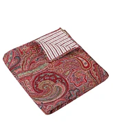 Levtex Spruce Paisley Reversible Quilted Throw, 50" x 60"