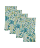 Saro Lifestyle Distressed Paisley Napkin Set of 4