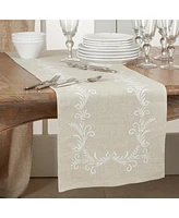 Saro Lifestyle Embroidered Placemat Set of 4