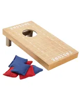 Hey Play Tabletop Cornhole Game - Football Field Theme