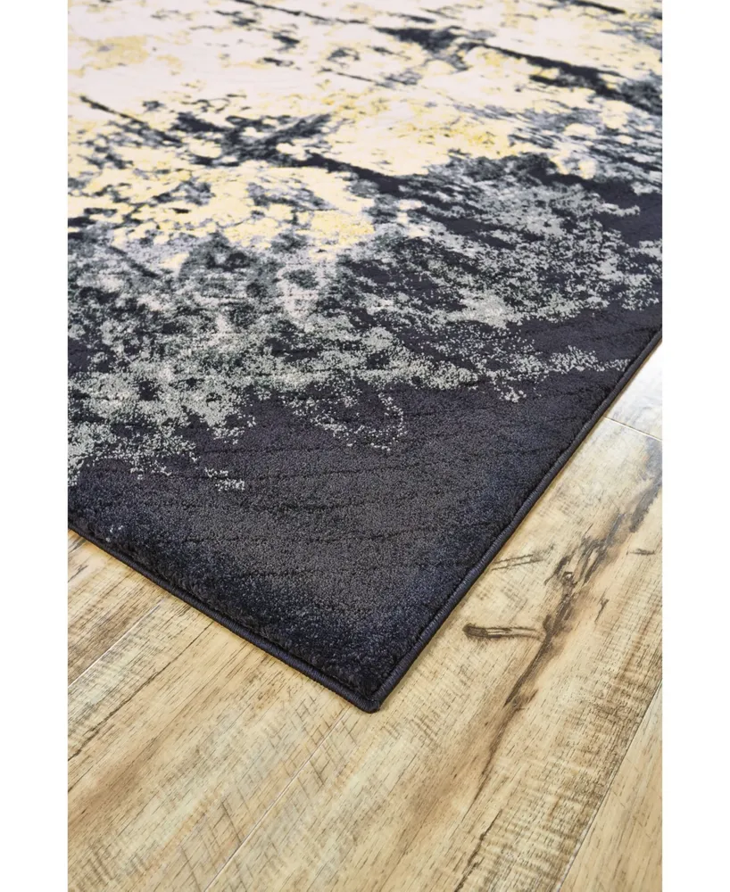 Feizy Bleecker R3590 Charcoal 5' x 8' Area Rug