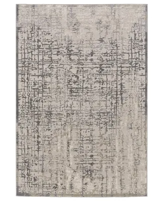 Feizy Prasad R3683 Gray 8' x 11' Area Rug