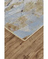 Feizy Marigold R3833 Gold 2'10" x 8' Runner Rug