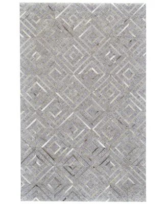 Feizy Fannin R0754 Gray 8' x 11' Area Rug