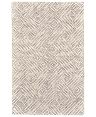 Feizy Enzo R8737 Ivory 3'6" x 5'6" Area Rug