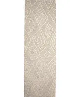 Feizy Enzo R8738 Ivory 2'6" x 8' Runner Rug