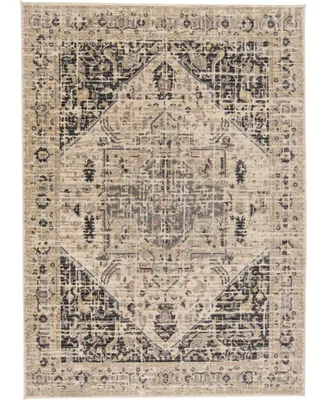 Feizy Grayson R3579 Charcoal 4'11" x 7'8" Area Rug