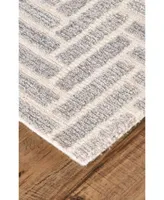 Feizy Asher R8768 Taupe 5' x 8' Area Rug