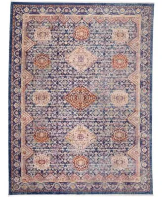 Closeout Feizy Amelie R3878 Navy Area Rug