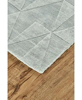 Feizy Gramercy R6335 Mist 4' x 6' Area Rug