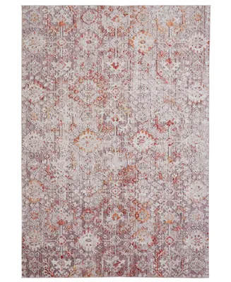 Feizy Armant R3946 Pink 2'3" x 7'9" Runner Rug