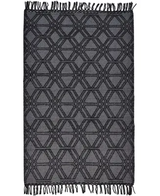 Feizy Phoenix R0807 Charcoal 5' x 7'6" Area Rug