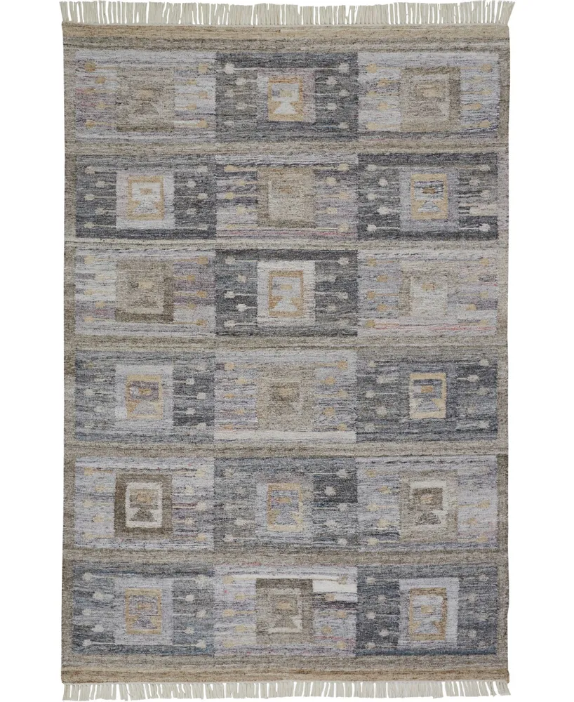 Feizy Beckett R0816 Charcoal 5' x 8' Area Rug