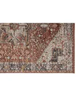 Feizy Caprio R3960 Rust 2'6" x 8' Runner Rug