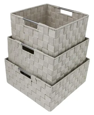 Sorbus Weave Basket, Set of 3