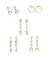 Ettika Weekday Earring, Set of 5