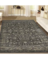 Kcloseout! M Home Silvano Sil-02 Brown 3'3" x 4'11" Area Rug