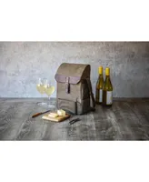 Legacy by Picnic Time 2 Bottle Insulated Wine & Cheese Cooler with Cheese Board, Knife & Corkscrew