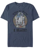 Fifth Sun Men's Star Wars C-3PO R2-D2 Besties Badge Short Sleeve T-shirt